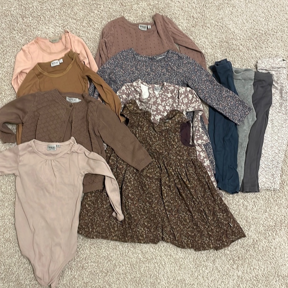 Wheat Kids Clothing Bundle Size 2